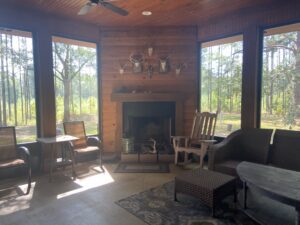 Living room of house in Amite County, MS