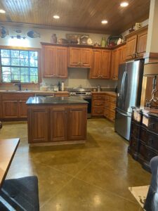 Kitchen of house in Amite County, MS